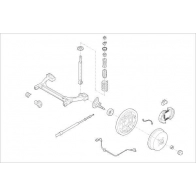 Подвеска колеса DELPHI OE-VW-000001915-R Skoda Z LNDY6