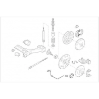 Подвеска колеса DELPHI OE-VW-000003938-R Q3 2MM Skoda