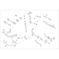Подвеска колеса DELPHI I V5EF OE-VW-000005729-F Skoda