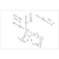 Подвеска колеса DELPHI U70FMJ M OE-VW-000005894-F Skoda