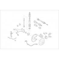 Подвеска колеса DELPHI OE-VW-000005894-R FH THRK Skoda