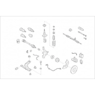 Подвеска колеса DELPHI X6XR1 MJ OE-VW-000005944-F Skoda