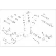 Подвеска колеса DELPHI OE-VW-000007932-F 7 QWQJ Skoda
