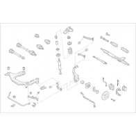 Подвеска колеса DELPHI Skoda JLN 7F8 OE-VW-000007935-F
