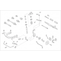 Подвеска колеса DELPHI 17 Q7TJE OE-VW-000010179-F Suzuki