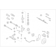 Подвеска колеса DELPHI Lexus QM JYQSC OE-VW-000011241-F