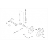 Подвеска колеса DELPHI Lexus OE-VW-000011241-R G GJKJ4