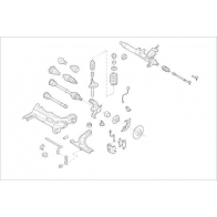 Подвеска колеса DELPHI Lexus 26JYVO 2 OE-VW-000011599-F