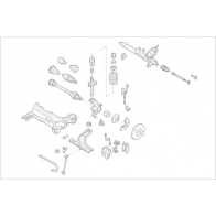Подвеска колеса DELPHI Lexus ZW3Q1 E OE-VW-000013099-F