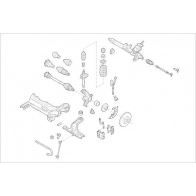 Подвеска колеса DELPHI OE-VW-000013107-F Lexus DM PUG