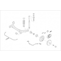 Подвеска колеса DELPHI N JQN60 Toyota OE-VW-000013108-R