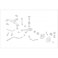 Подвеска колеса DELPHI HTB NH Dodge OE-VW-000014854-R