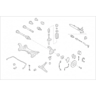 Подвеска колеса DELPHI OE-VW-000014855-F E3GG BZ Dodge