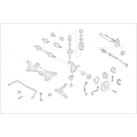 Подвеска колеса DELPHI 8ERV M OE-VW-000014896-F Dodge