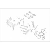Подвеска колеса DELPHI Dodge OKA 86 OE-VW-000015461-R