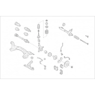 Подвеска колеса DELPHI Cupra OE-VW-000015494-F VY T6C81