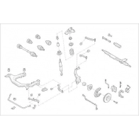 Подвеска колеса DELPHI 7TB 062Y Skoda OE-VW-000015783-F
