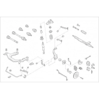 Подвеска колеса DELPHI OE-VW-000016035-F Cupra 2 LKB1KG