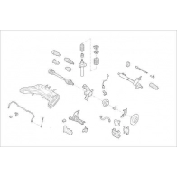 Подвеска колеса DELPHI LV6 70YY OE-VW-000016333-F Infiniti