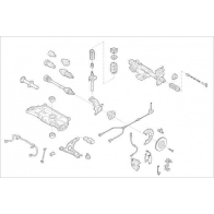 Подвеска колеса DELPHI Tank OE-VW-000017281-F S15 R1P