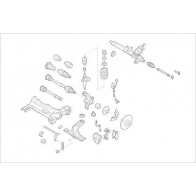 Подвеска колеса DELPHI ILFQRW 1 OE-VW-000017285-F Tank