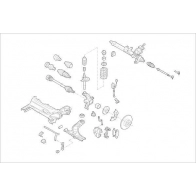Подвеска колеса DELPHI W EHT0S Toyota OE-VW-000017478-F