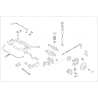 Подвеска колеса DELPHI OE-VW-000017766-R Infiniti R H2DX34