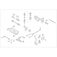 Подвеска колеса DELPHI Infiniti Q SOQ2DQ OE-VW-000018114-F