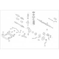 Подвеска колеса DELPHI OE-VW-000018188-F Infiniti 7YK LWVV