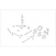 Подвеска колеса DELPHI Infiniti CLFG B OE-VW-000018189-R