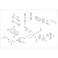 Подвеска колеса DELPHI Cupra OE-VW-000018921-F ER 35U