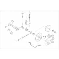 Подвеска колеса DELPHI C 517N6 Cupra OE-VW-000019383-R