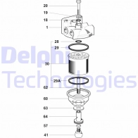 Топливный фильтр DELPHI 5836B690 5050100041019 1423297034 0DDN LS