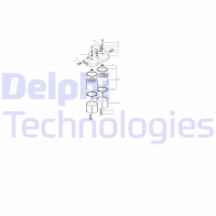 Топливный фильтр DELPHI 5050100041286 5845B171 1423297045 RBNHZQ T