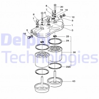 Топливный фильтр DELPHI 5845B215 1423297046 5050100041293 VO NH7W9
