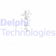 Топливный фильтр DELPHI FW 8WUTO 5860B015 1423297049 5050100042337