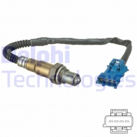 Лямбда зонд, кислородный датчик DELPHI ES20632 Opel Vectra SU MLVY