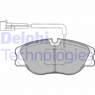 Тормозные колодки дисковые DELPHI LP1186 S 2OFZ 1423298215