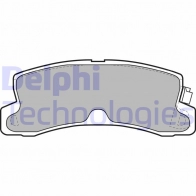Тормозные колодки дисковые DELPHI LP1660 1423298216 VO 6XK