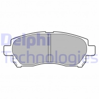 Тормозные колодки дисковые, комплект DELPHI 1439893417 Q7I IDJH LP3257