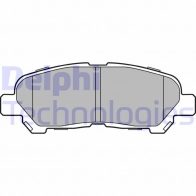 Тормозные колодки дисковые, комплект DELPHI 8D 60V21 1439893423 LP3440