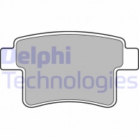 Тормозные колодки дисковые, комплект DELPHI K82LD U 1439893424 LP3447
