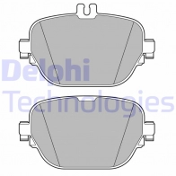Тормозные колодки дисковые DELPHI WR YDQ LP3689 1439893445