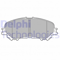 Тормозные колодки дисковые, комплект DELPHI Renault Koleos LP3693 DAGRW1 G