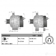 Генератор DENSO 8717613113561 UG A22 DAN2023 1424872362 - Изображение 3
