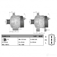 Генератор DENSO ZPUTA B 803716 DAN1114 8717613054161 - Изображение 3