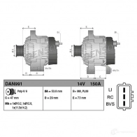Генератор DENSO 803897 VEG ZN0 8717613024072 dan991 - Изображение 3