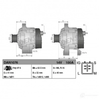 Генератор DENSO 8717613039328 LL CXJTZ 803690 DAN1076 - Изображение 3