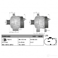 Генератор DENSO dan1462 8717613110188 4NW ZOF 1210434401 - Изображение 3