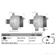 Генератор DENSO dan1104 8717613039830 803710 T 9ITV - Изображение 3